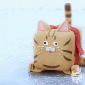 CryptoCubeCat #49 IceSkate BrownTabby