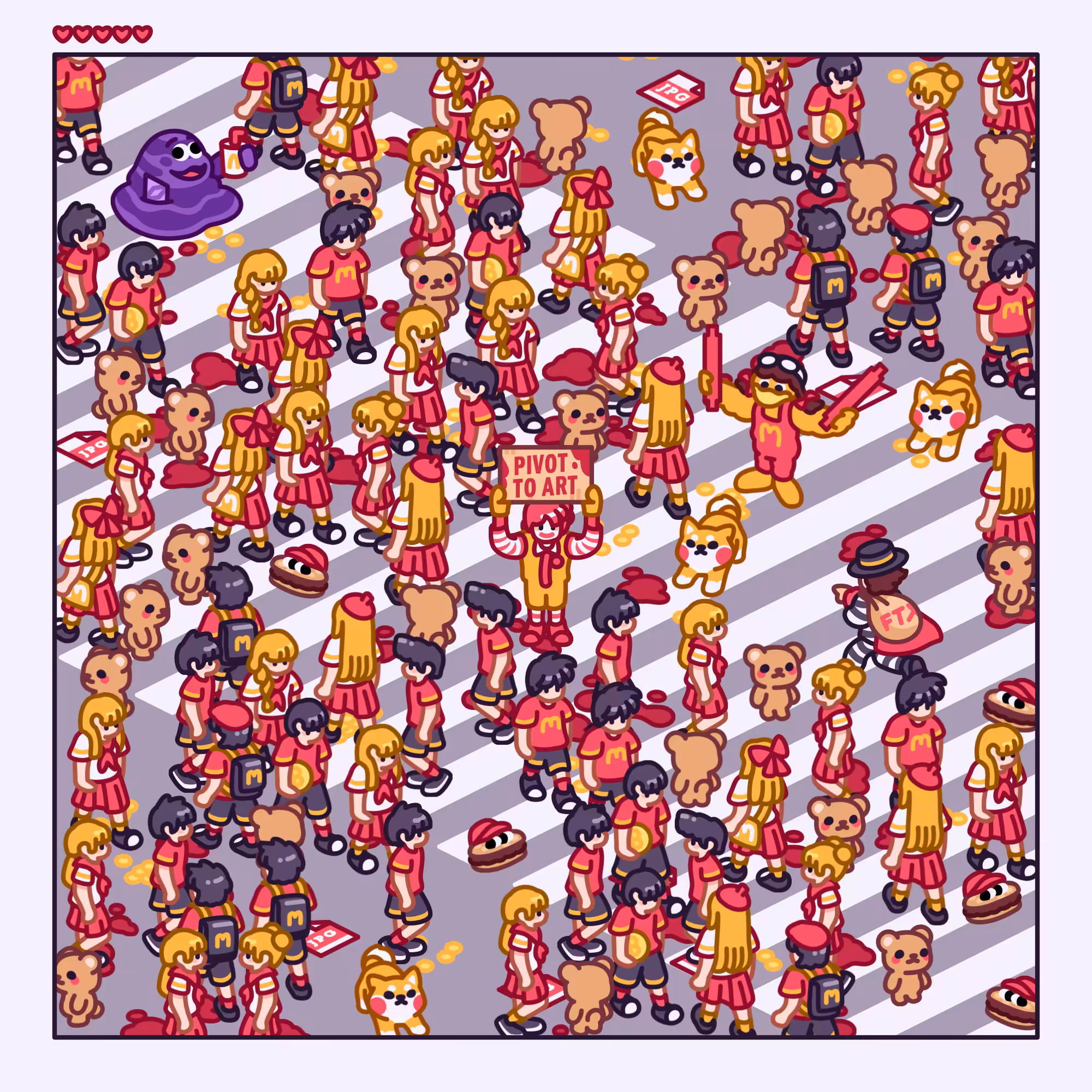 there's blood in the streets. (23)