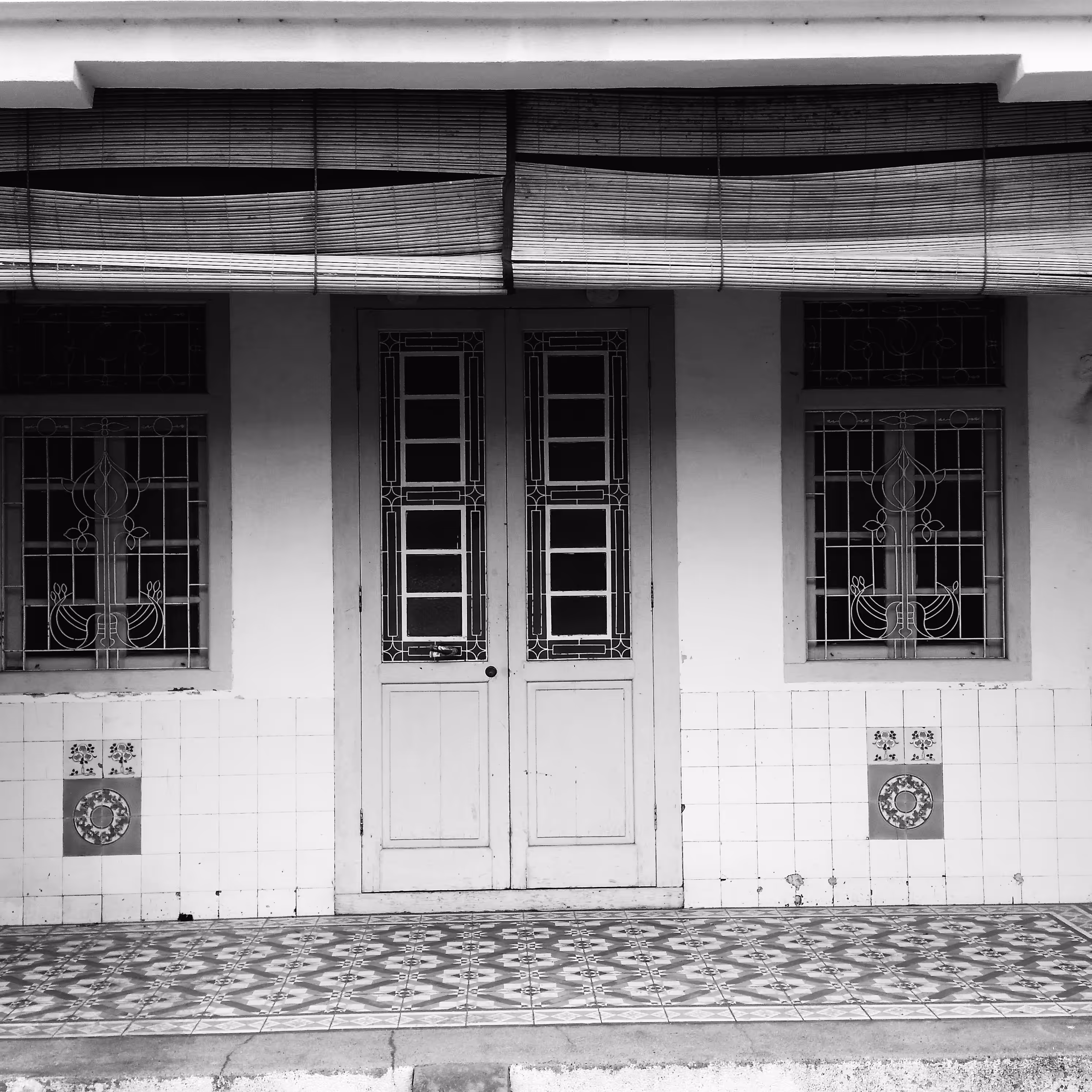 Old Frontage of a Prewar House