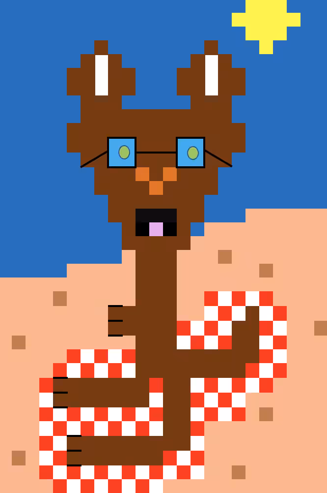 "Tanimal Collection": Tanning Kangaroo