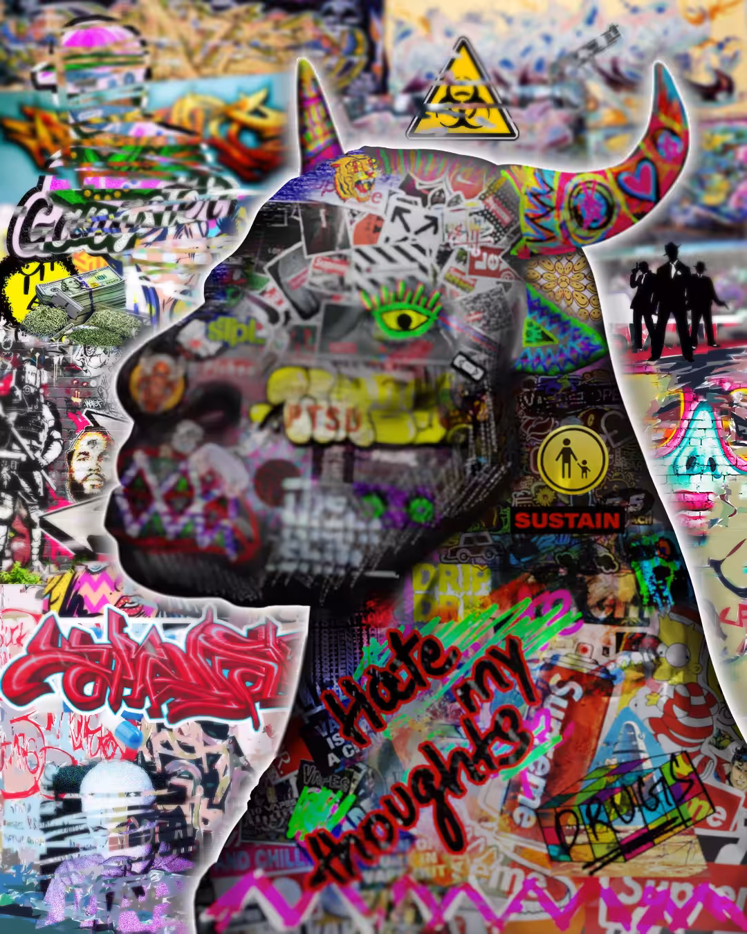 Graffiti Bull