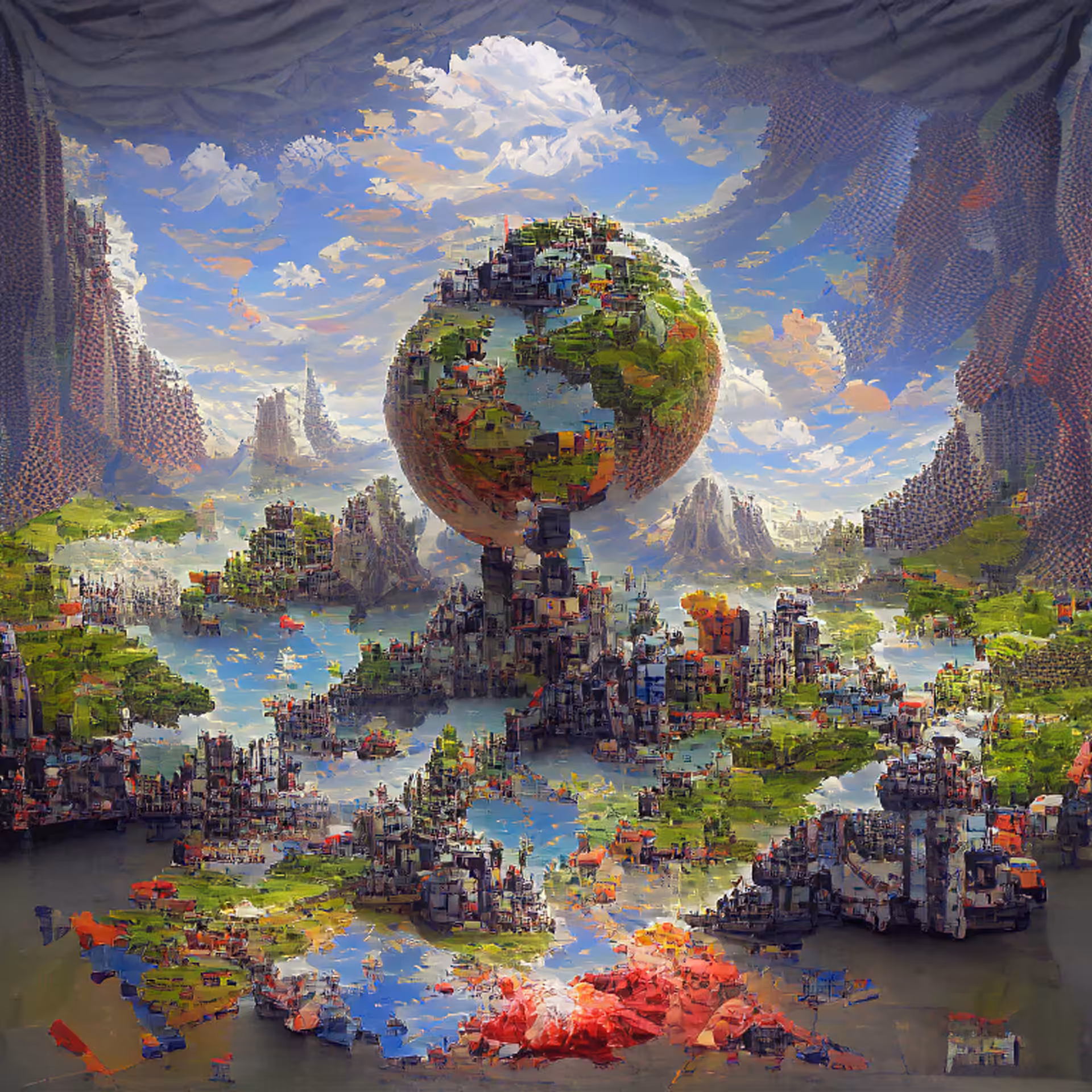 The world is made of pixels