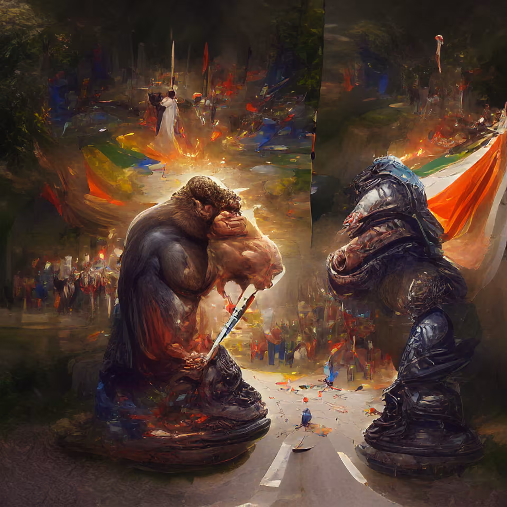 Opposing opinions