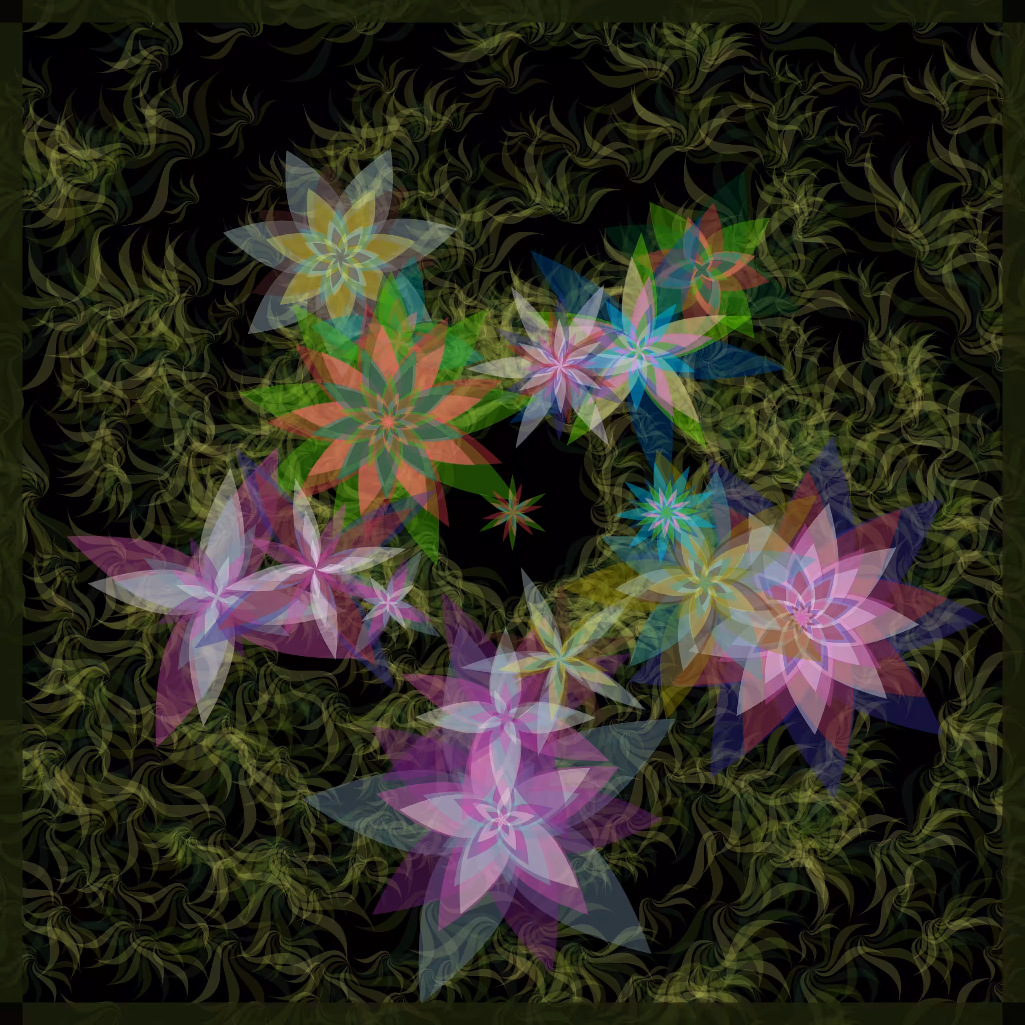 Bezier Garden #98