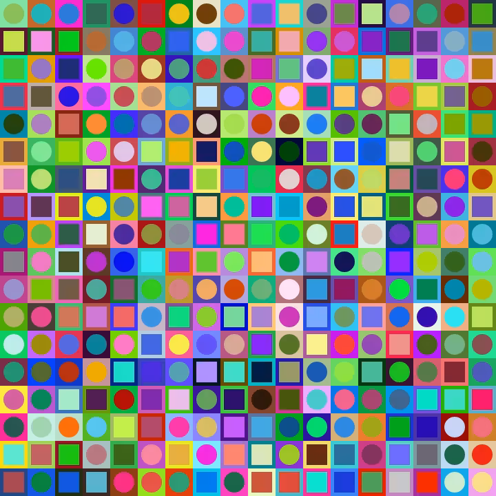 Square Dot Composition #262