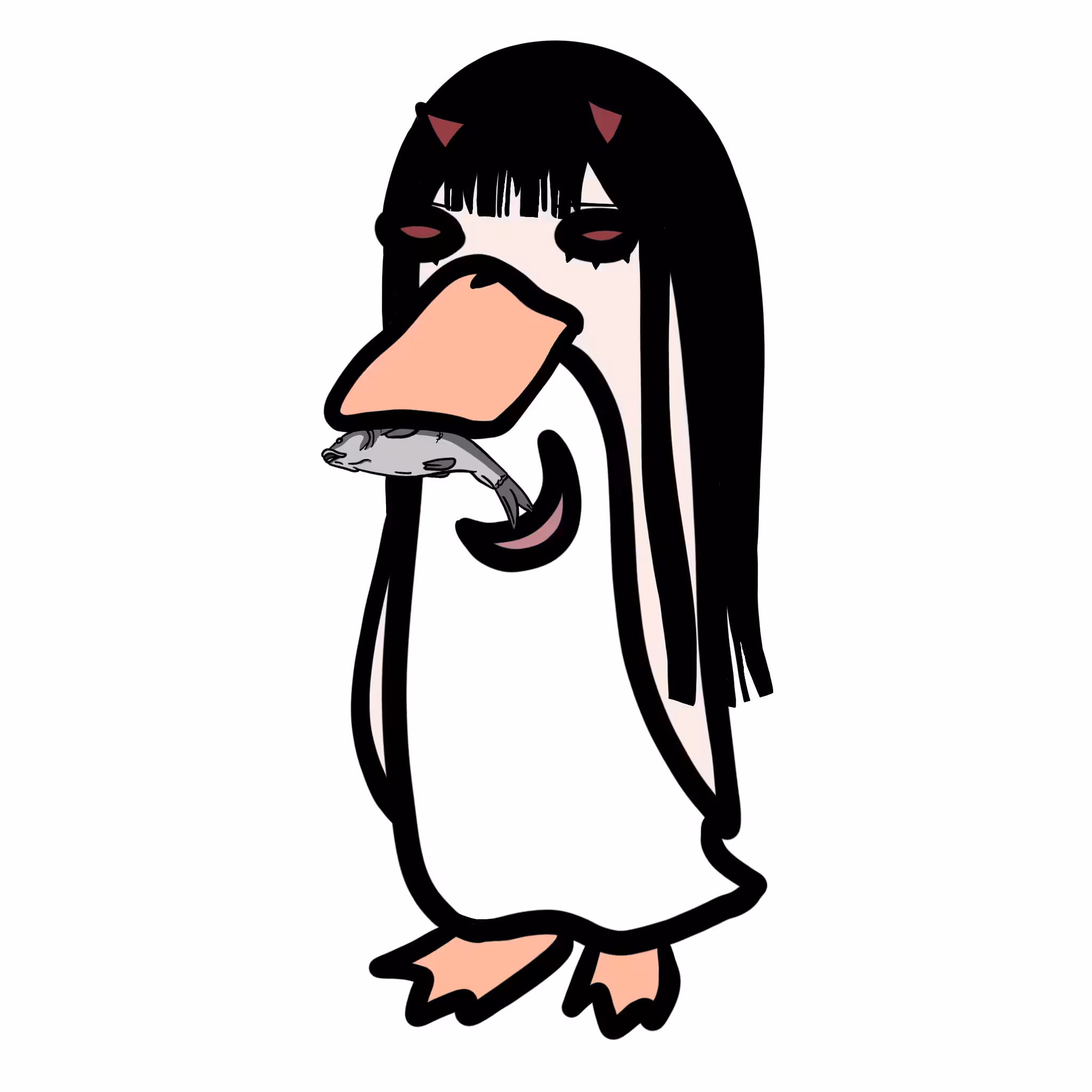 dark hair zero two wassie