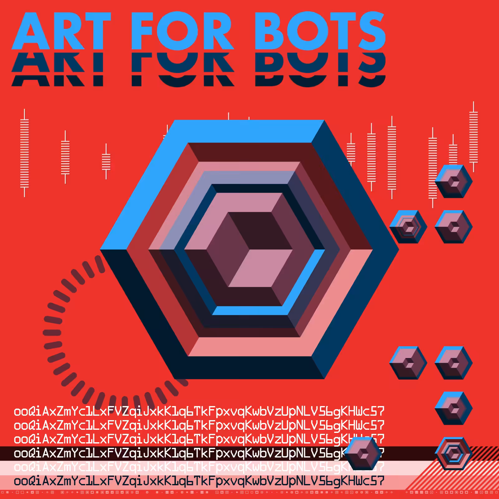 Hexagones - Art for Bots for Humans #8