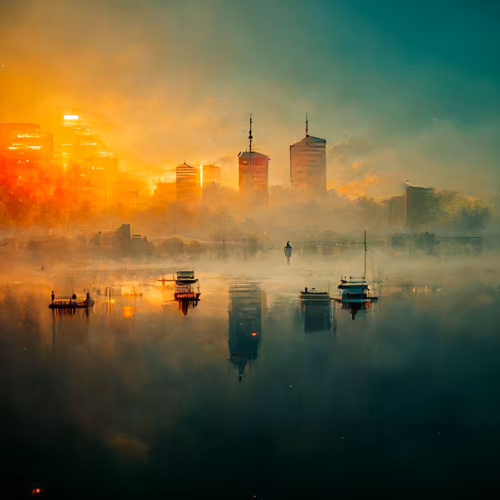 Foggy Sunrise