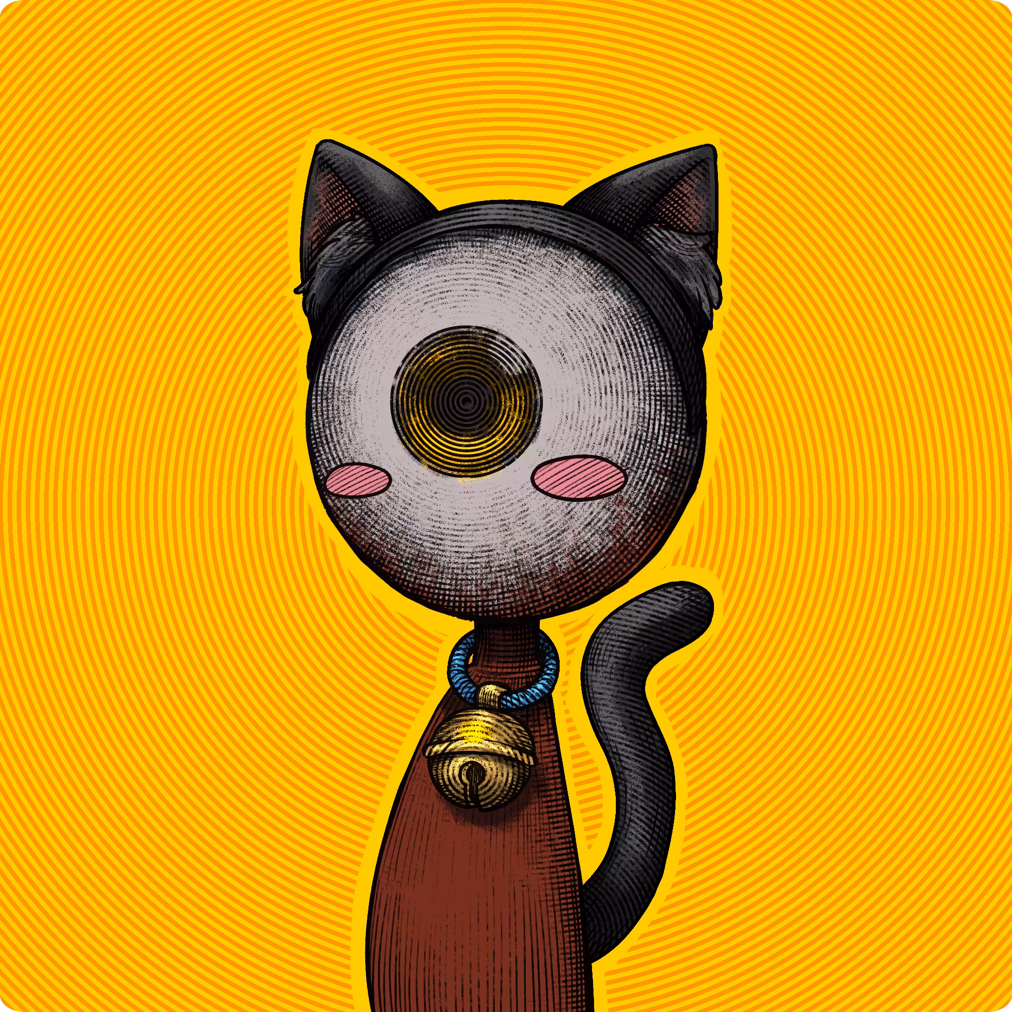 EYE BWOI | Subject #0005 Kuro Meow