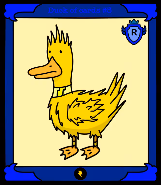 Duck of cards #5