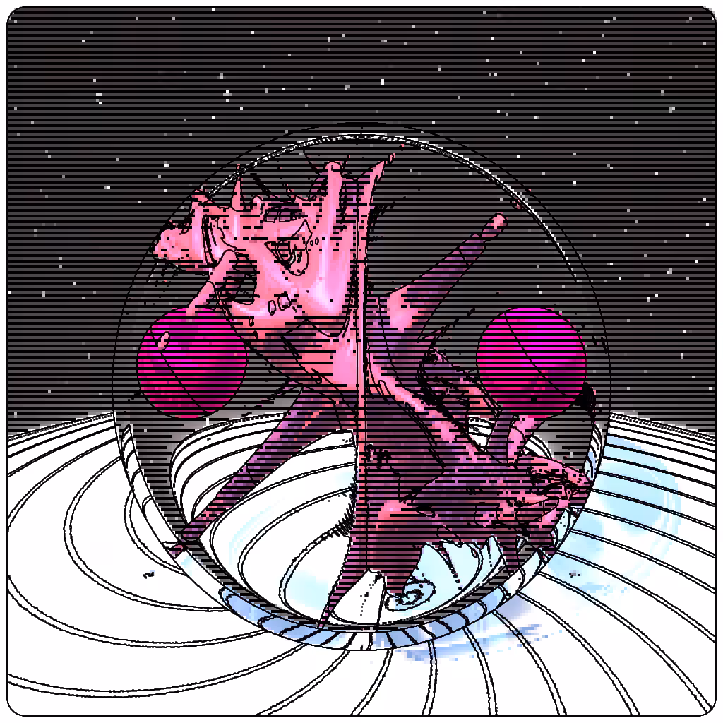 LL21 Mac Plus Fractal-in-a-Globe #12