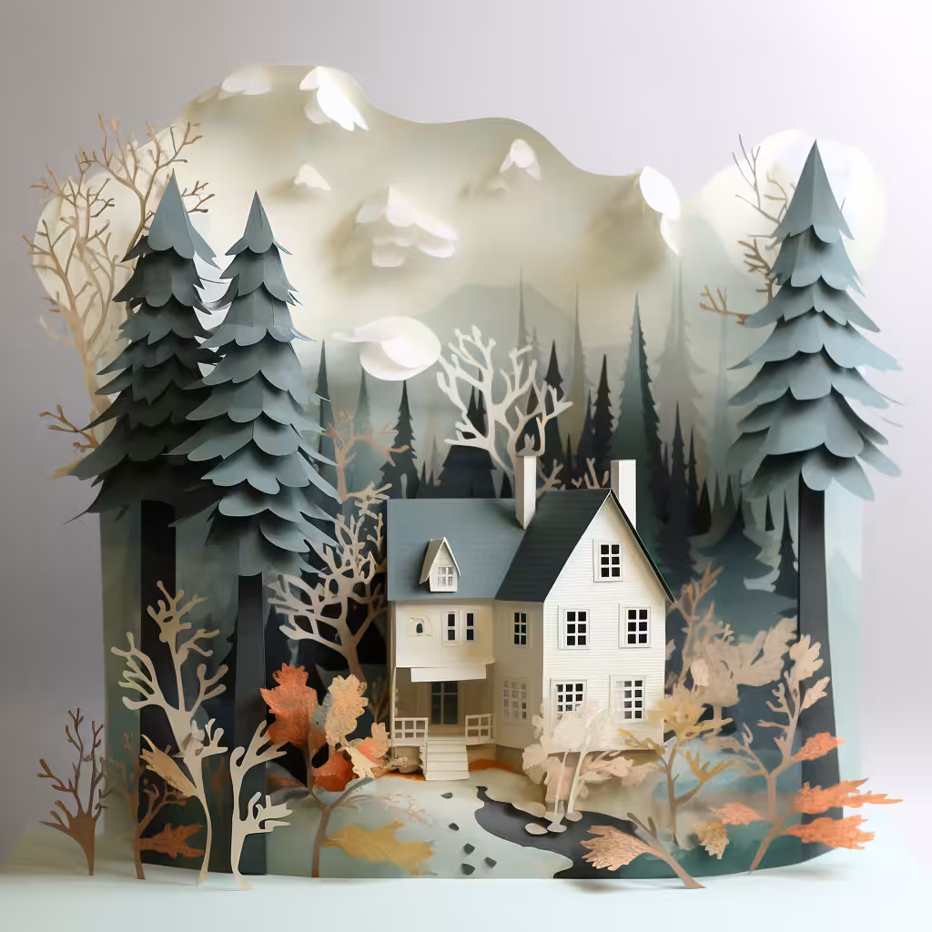 House in the woods #8