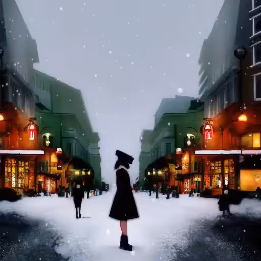 shopping district