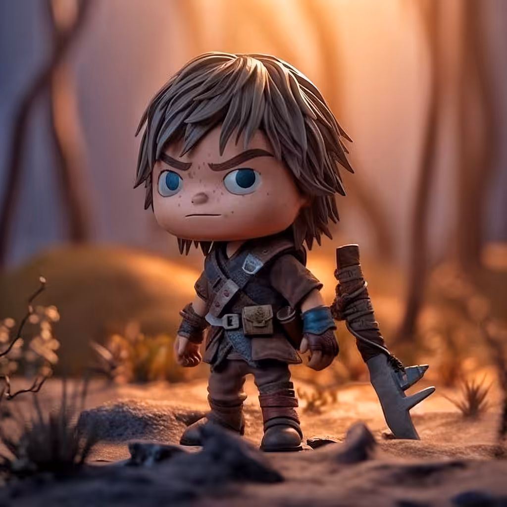 Cute Sculpture Daryl - The Walking Dead #6