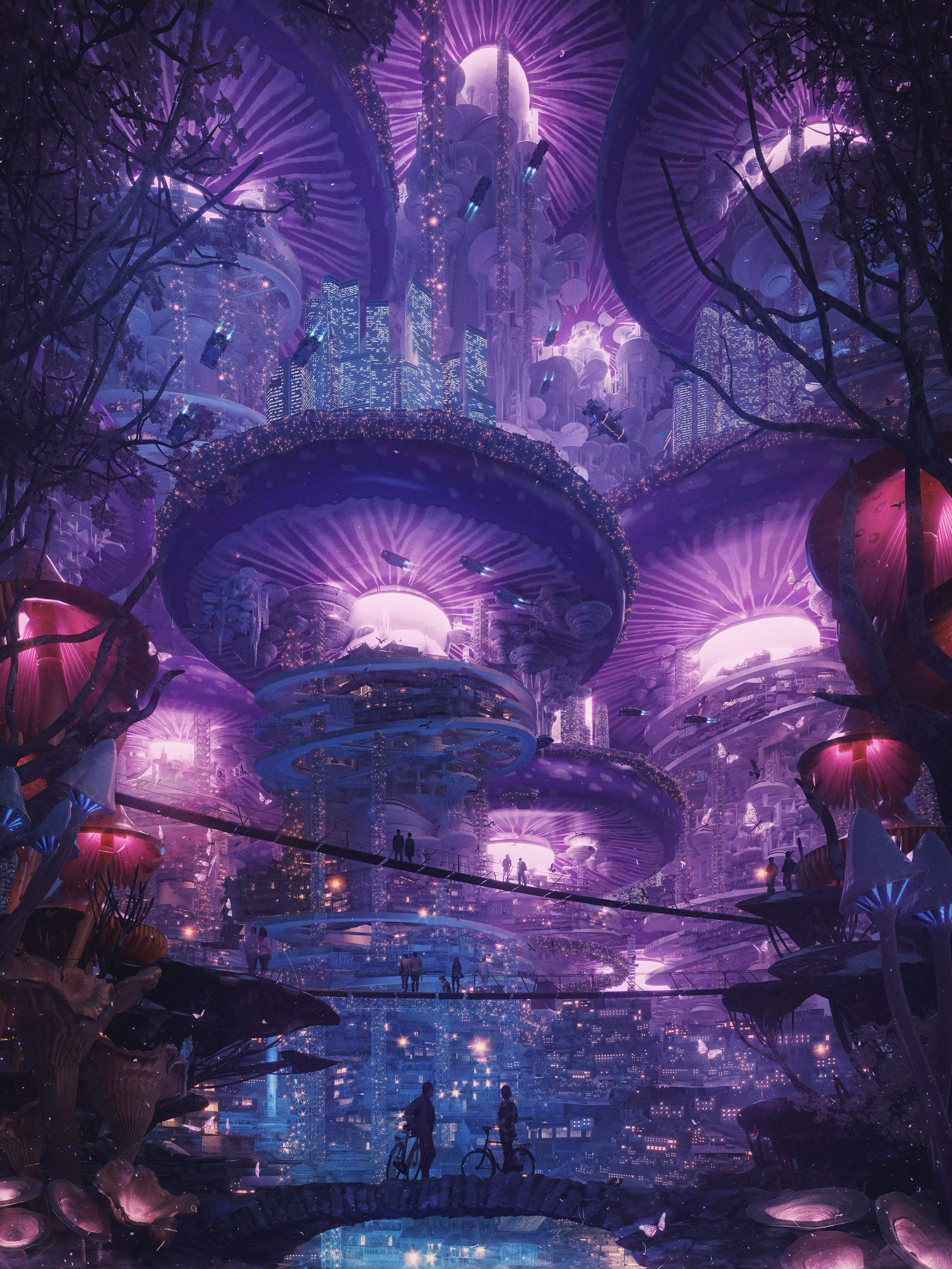 Bioluminocities