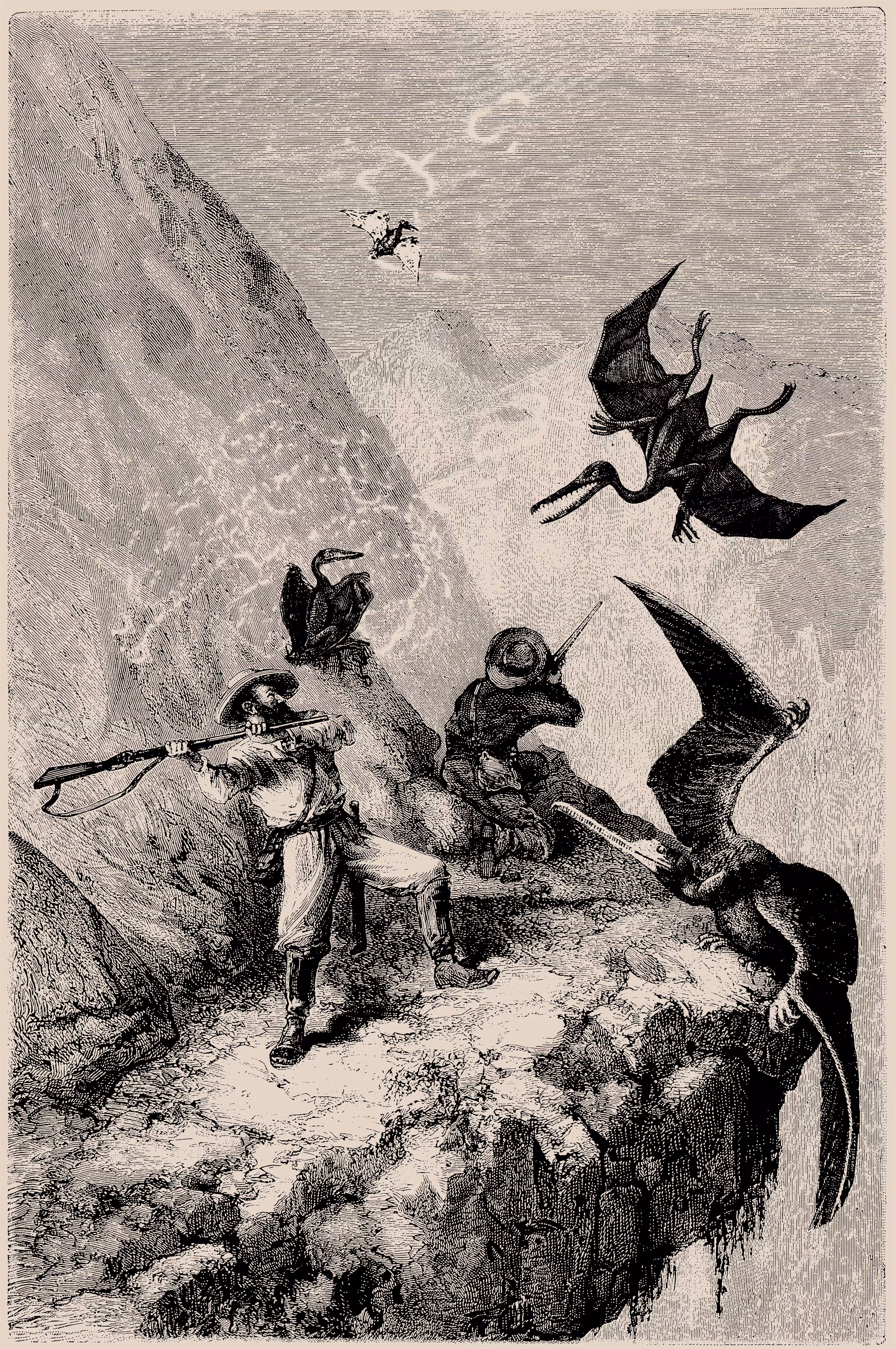 Pterodactyl hunting in America