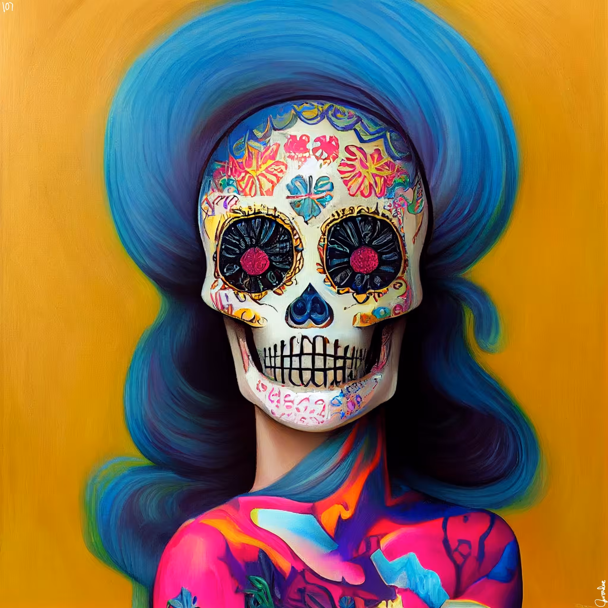 sugar skull #107