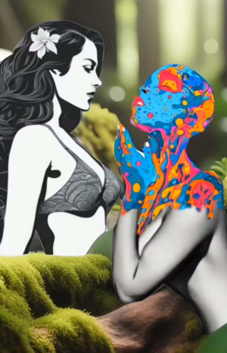 Oxi and Anne; Radiant love in ecstasy - #OXY - #an1 - @An1eth & @daiana_lazzarin