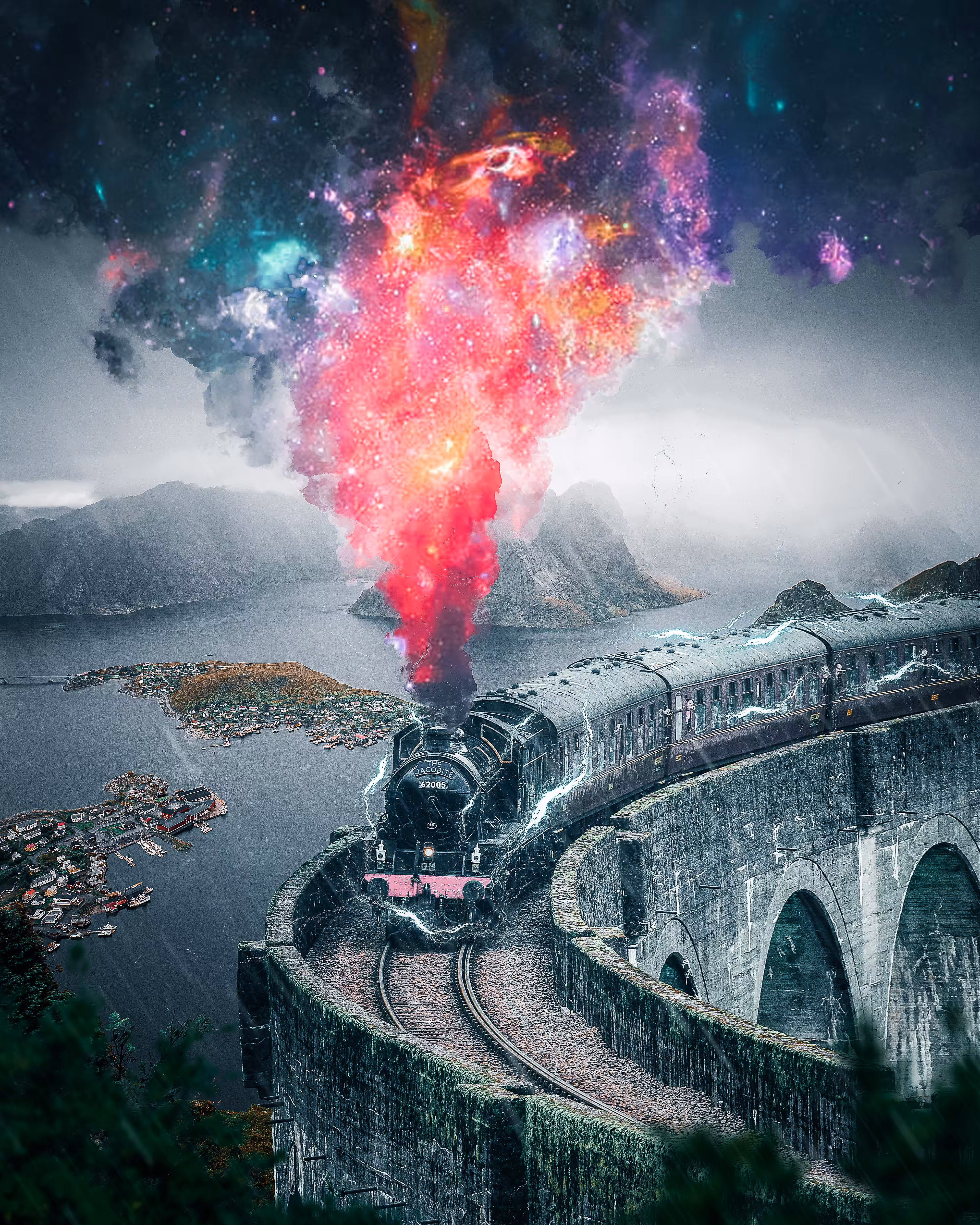 Cosmic train
