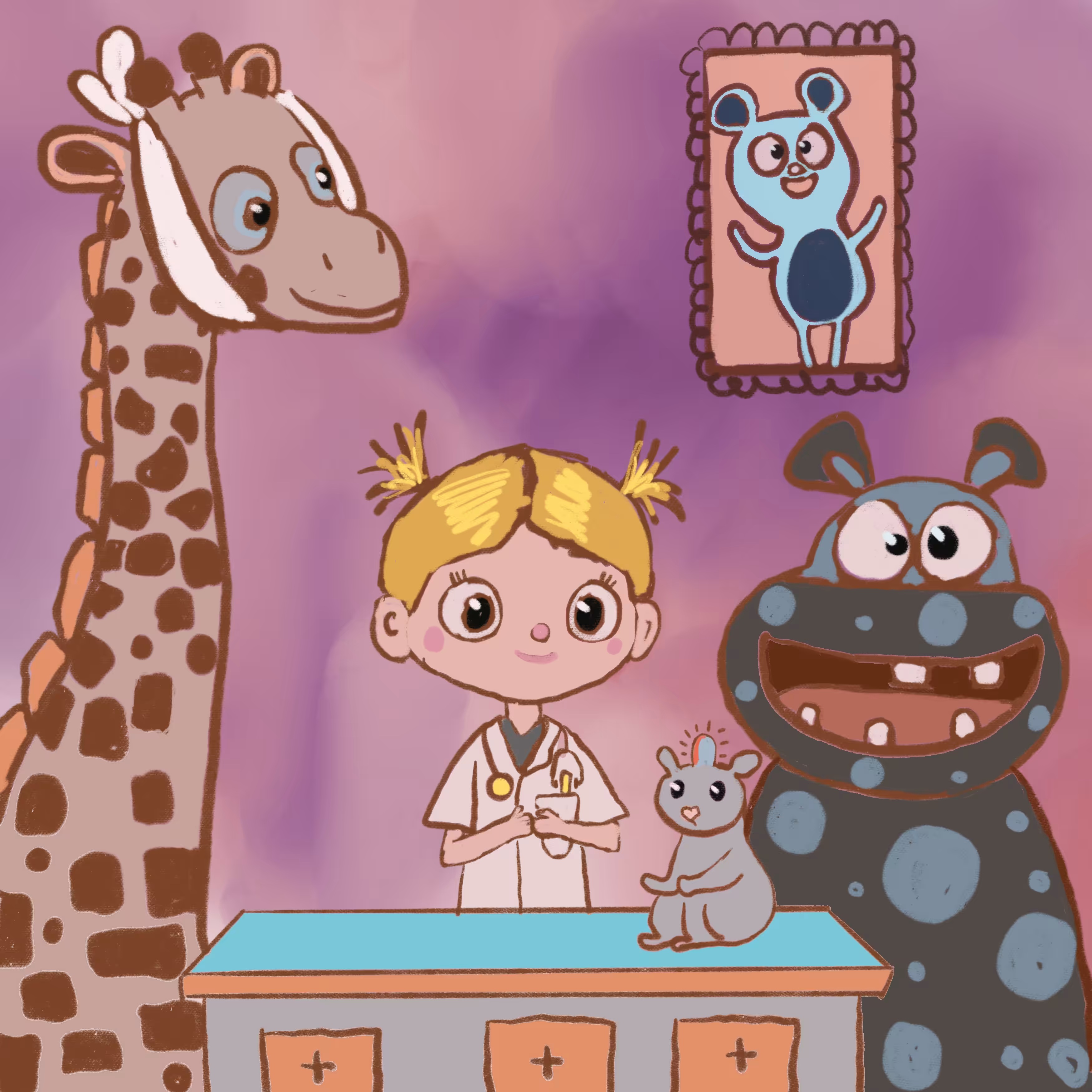 Mom, I want to be a vet!