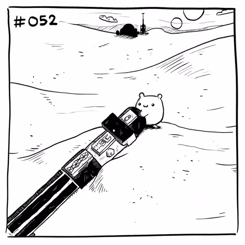 Suicidal Hamster - OLD COLLECTION (MOVED TO A NEW SMART CONTRACT) - old: Suicidal Hamster #052 - Lightsaber