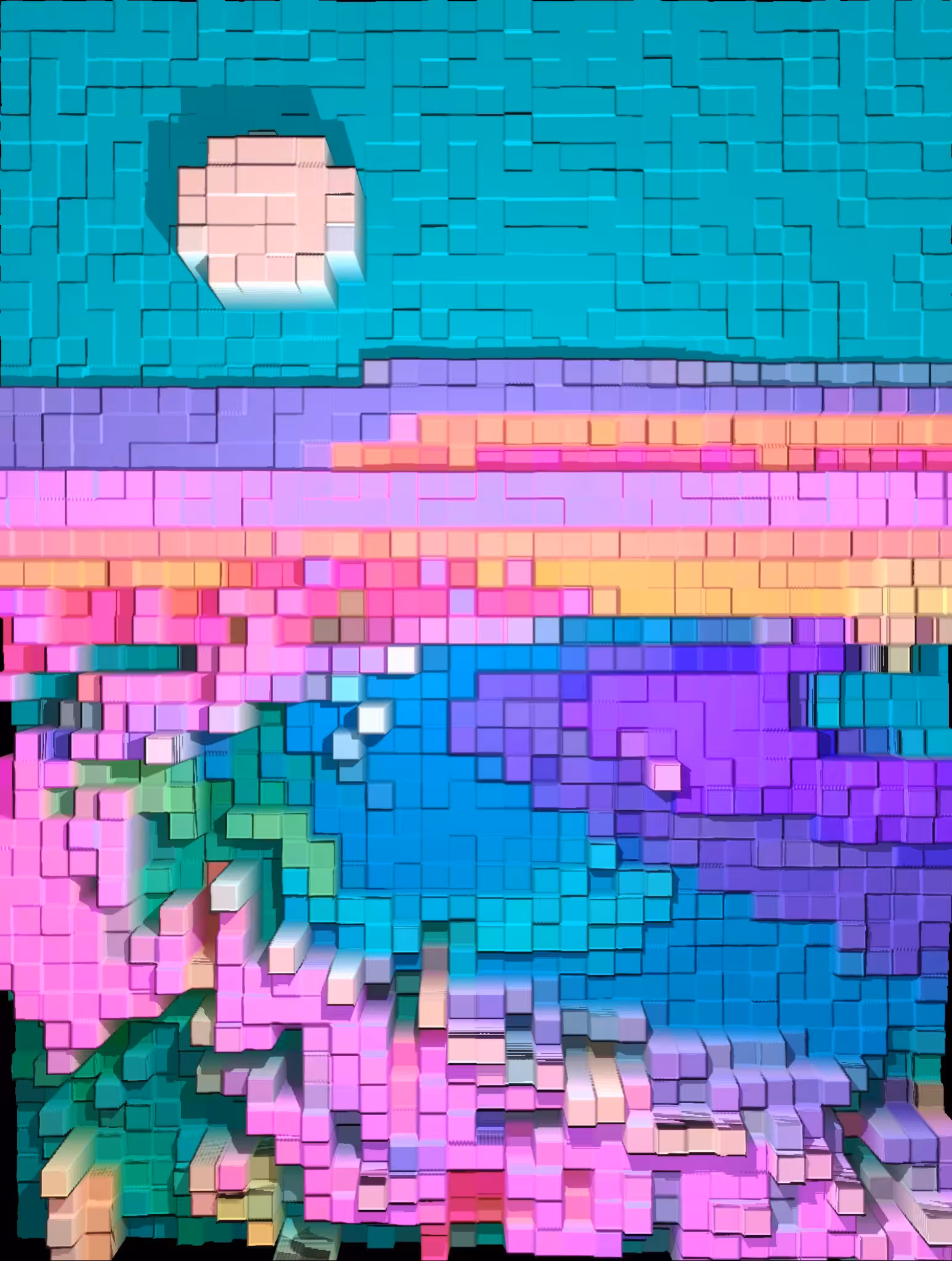 Pixel Art 3D -3