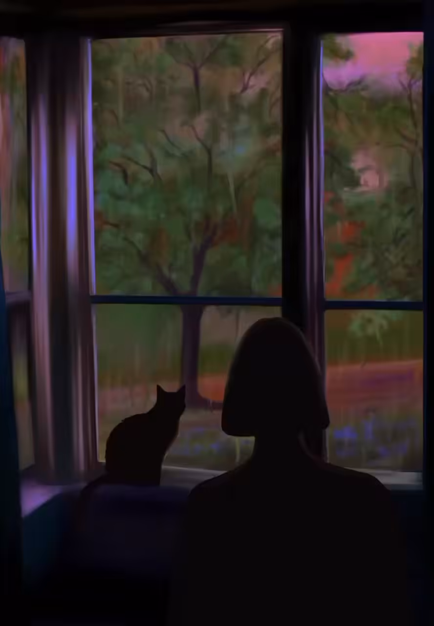 Spring rain