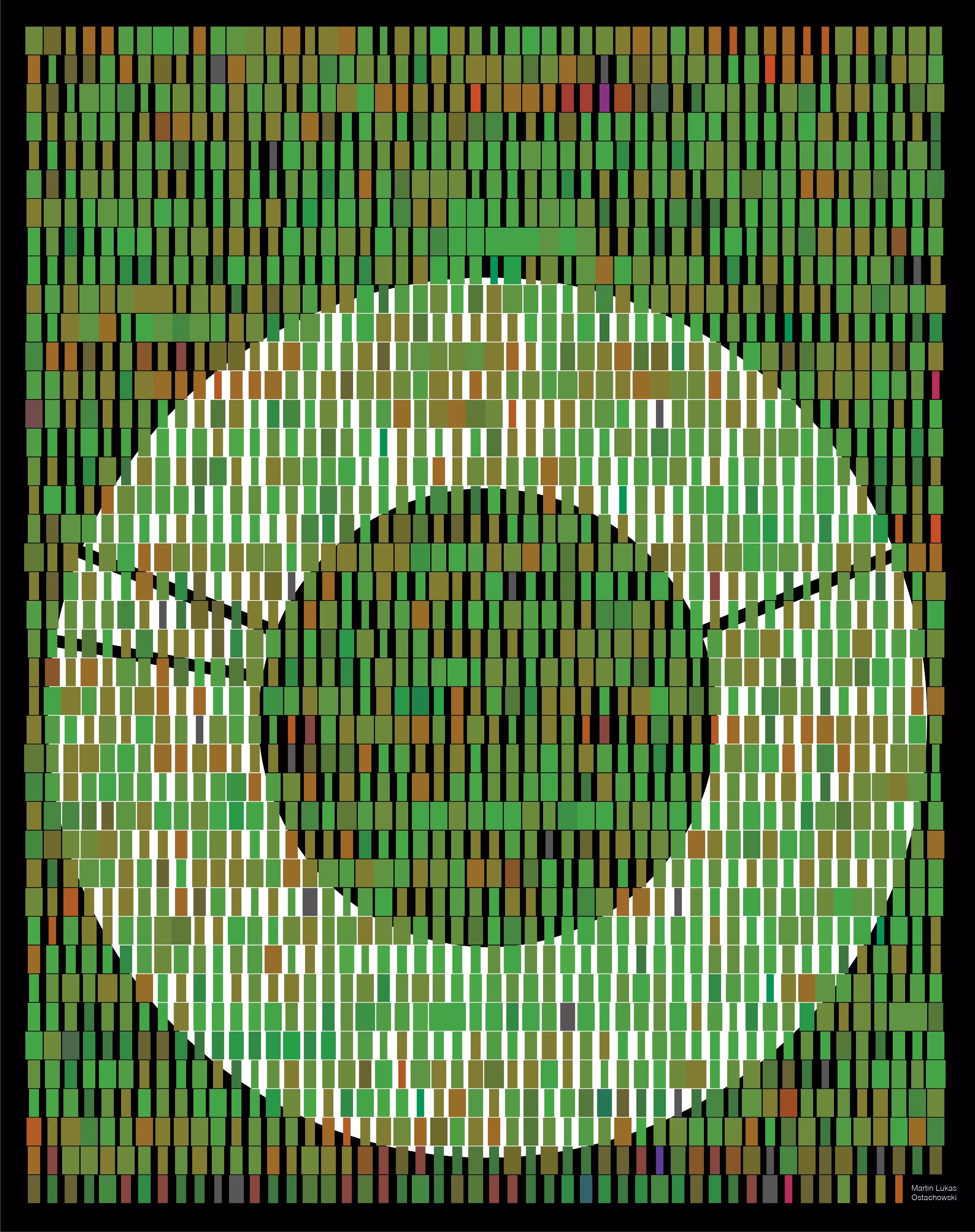 Seed Phrase Words Visualization RGBVCS Black Edit.