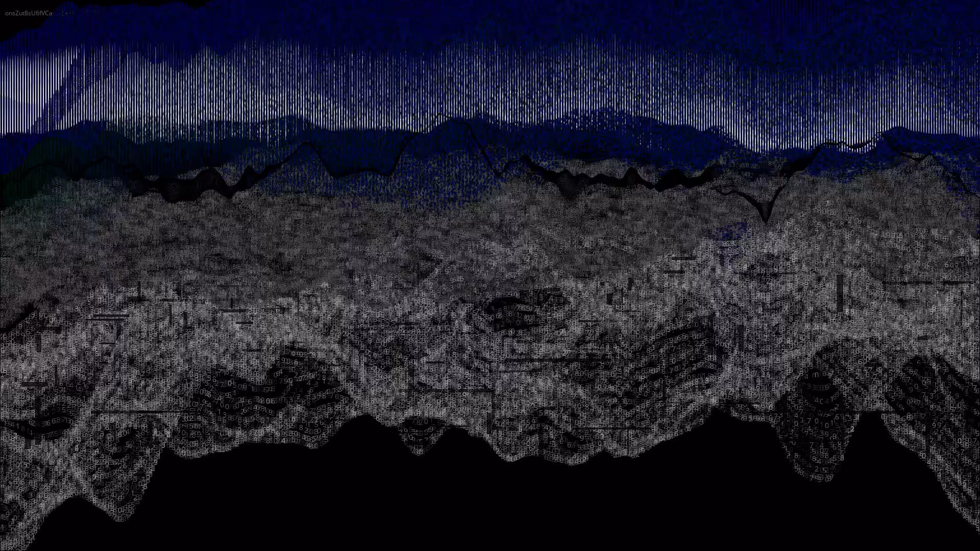 Pixel rain in a data landsacape #95