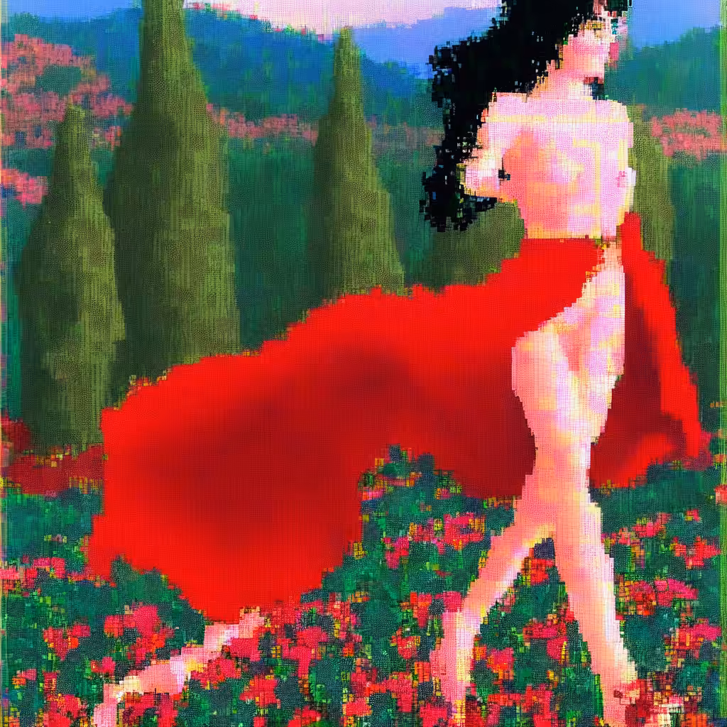 The Woman in Red