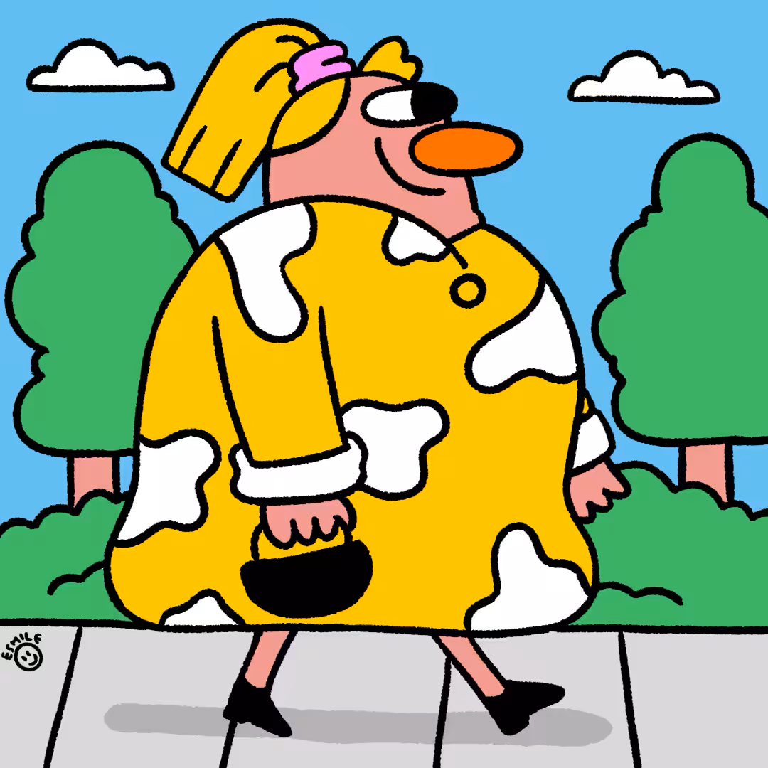 Lady with Purse - Walkers Collection