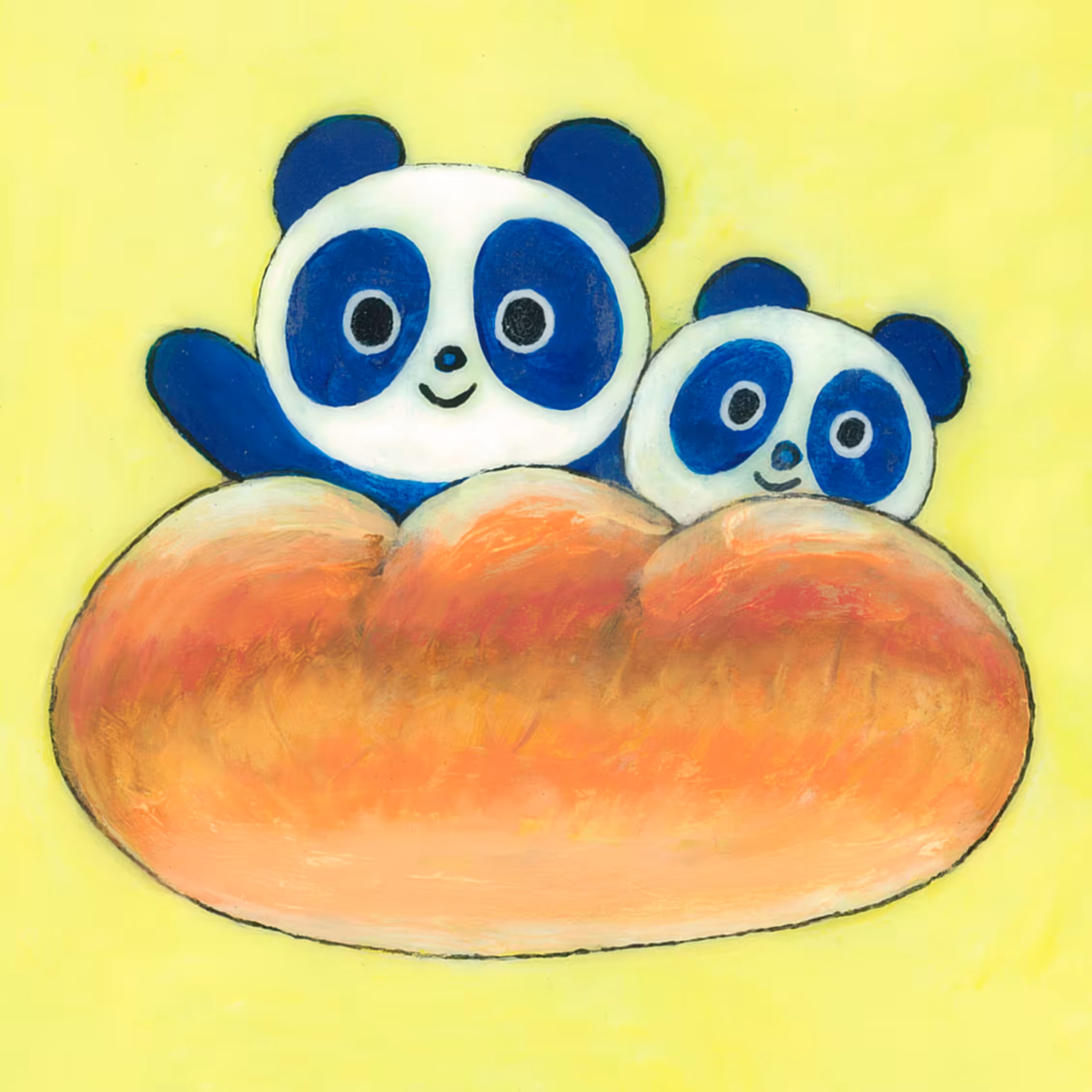 Panda Au Sourire -Petit pain-