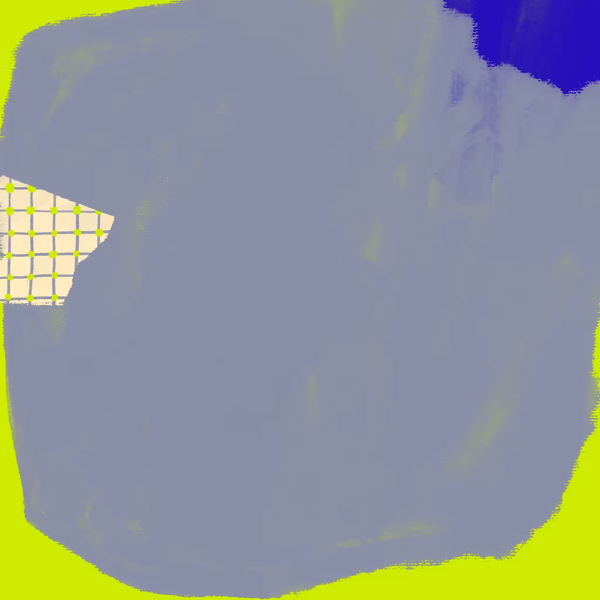 Abstract blue grey with dotty grid