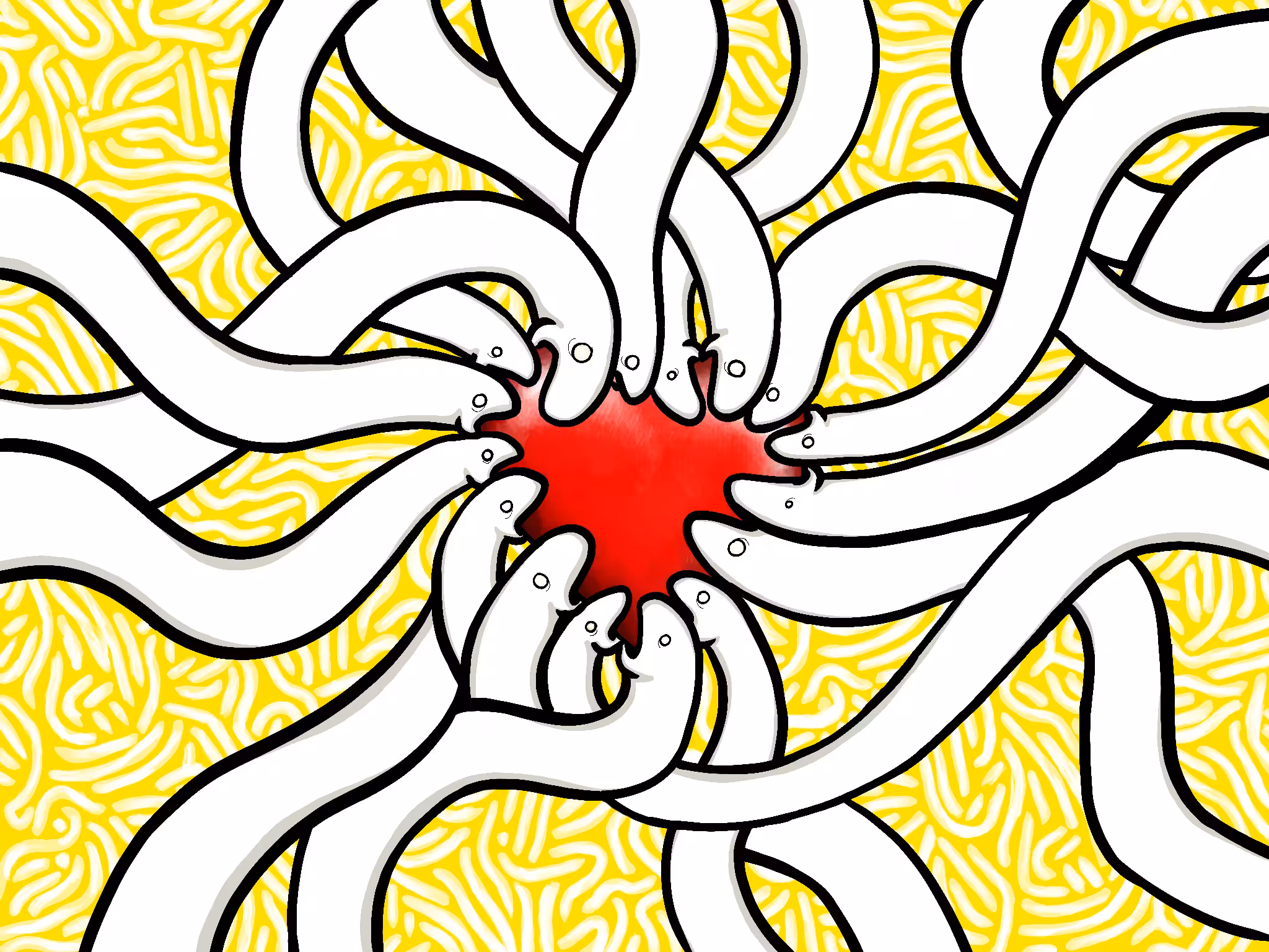 Lovely Snakes YELLOW
