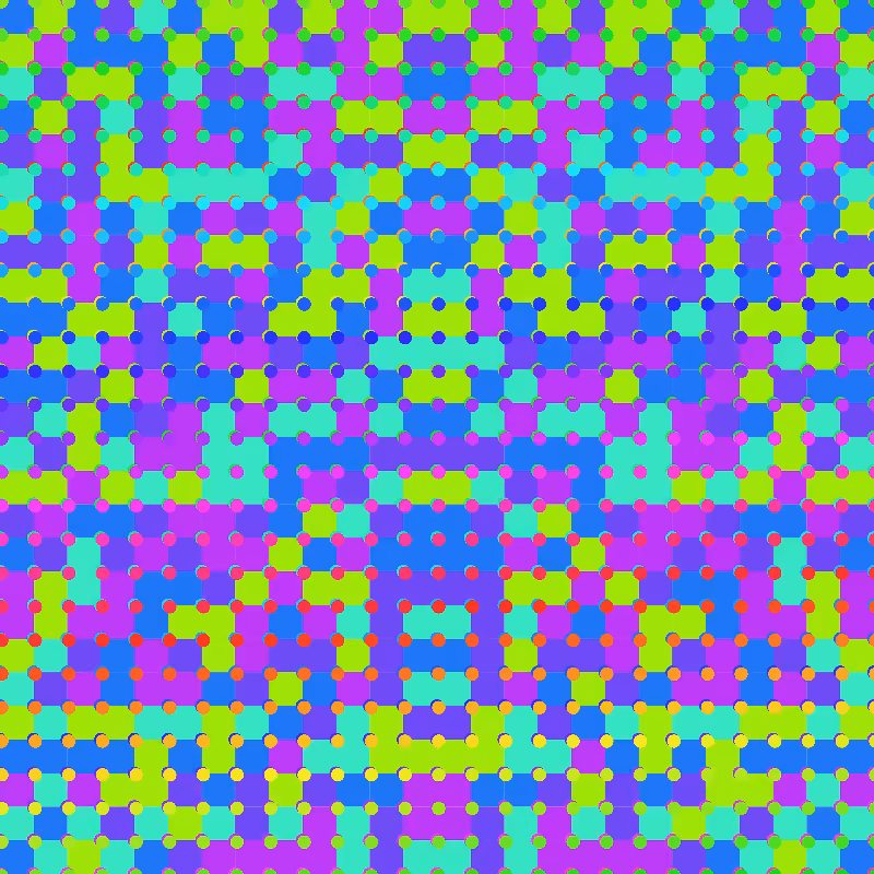 Squares and dots #10