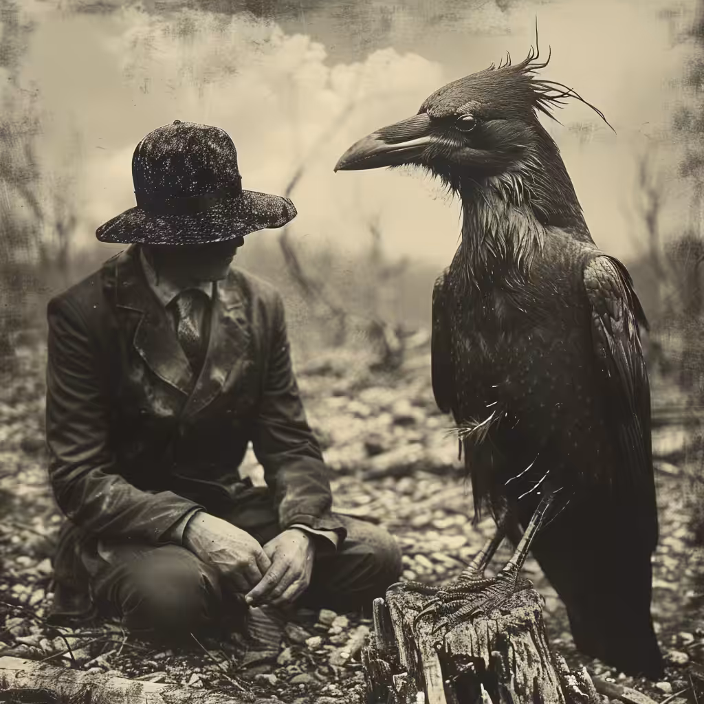 Rodeo post #864: How the scarecrow learned to scare crow.