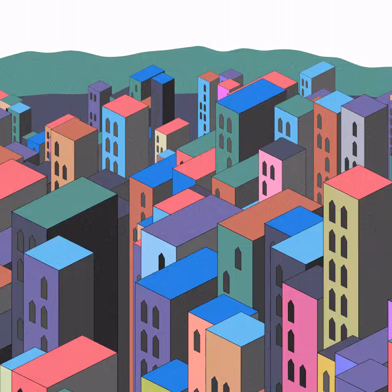 Coloured City #106