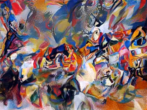 Neural Style Transfer: Ri Tuebingen Neckarfront - Gi Kandinsky Composition,
"A Neural Algorithm of Artistic Style", Figure  2