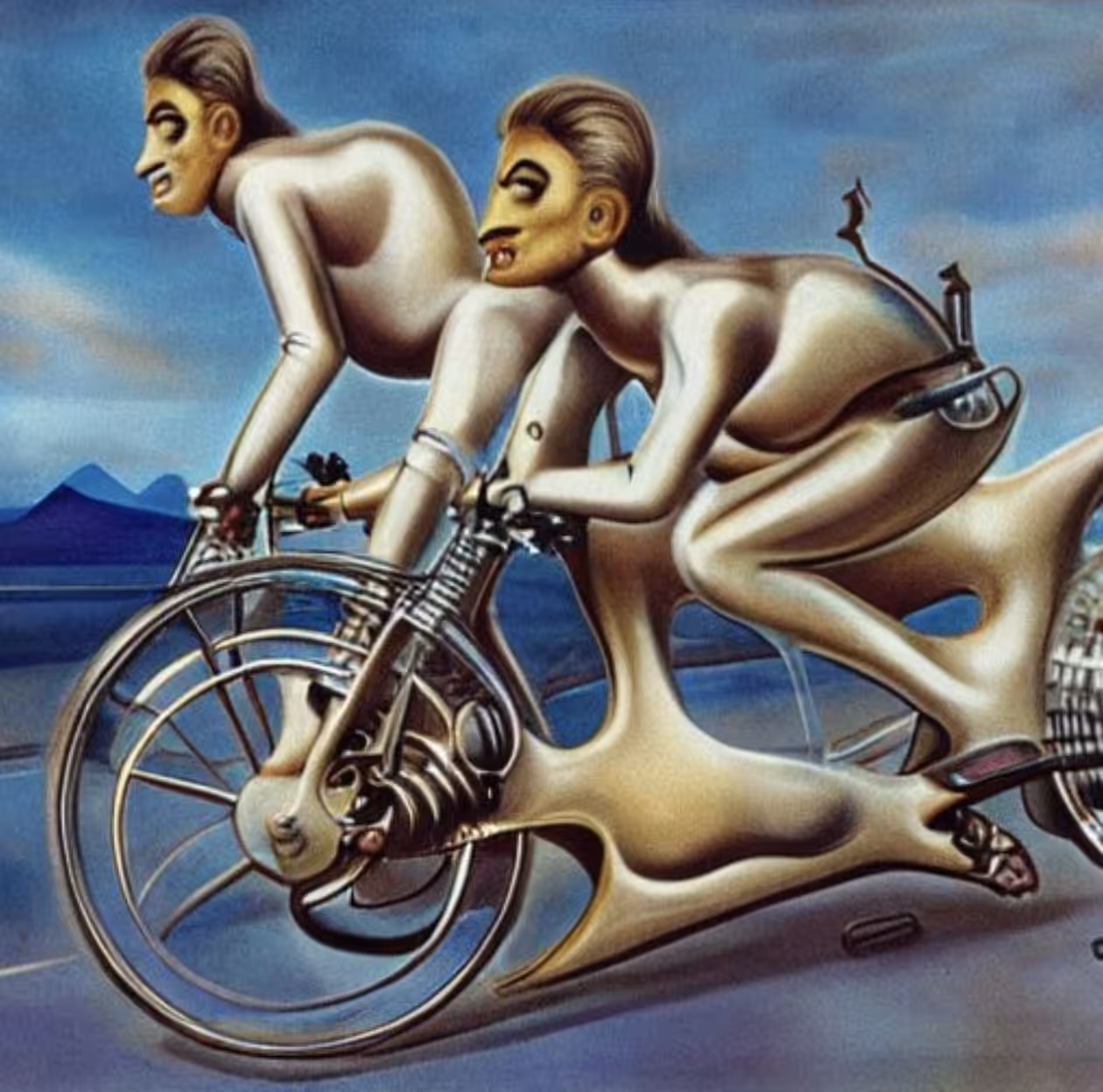 French Men on Dali Bikes