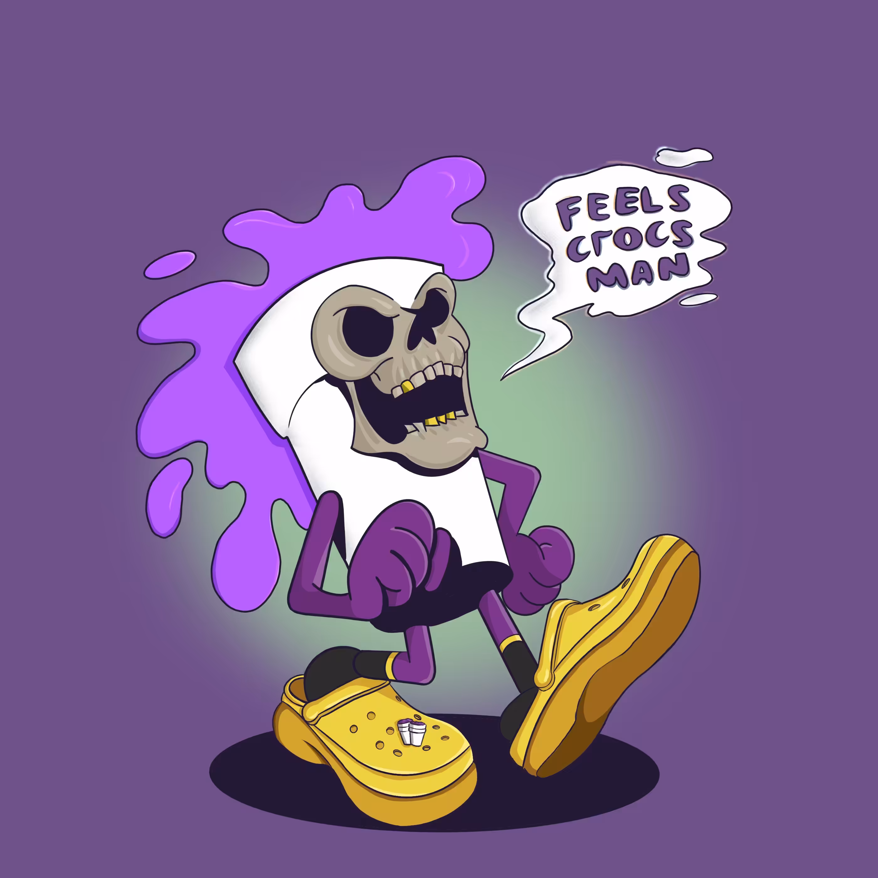 feels crocs man