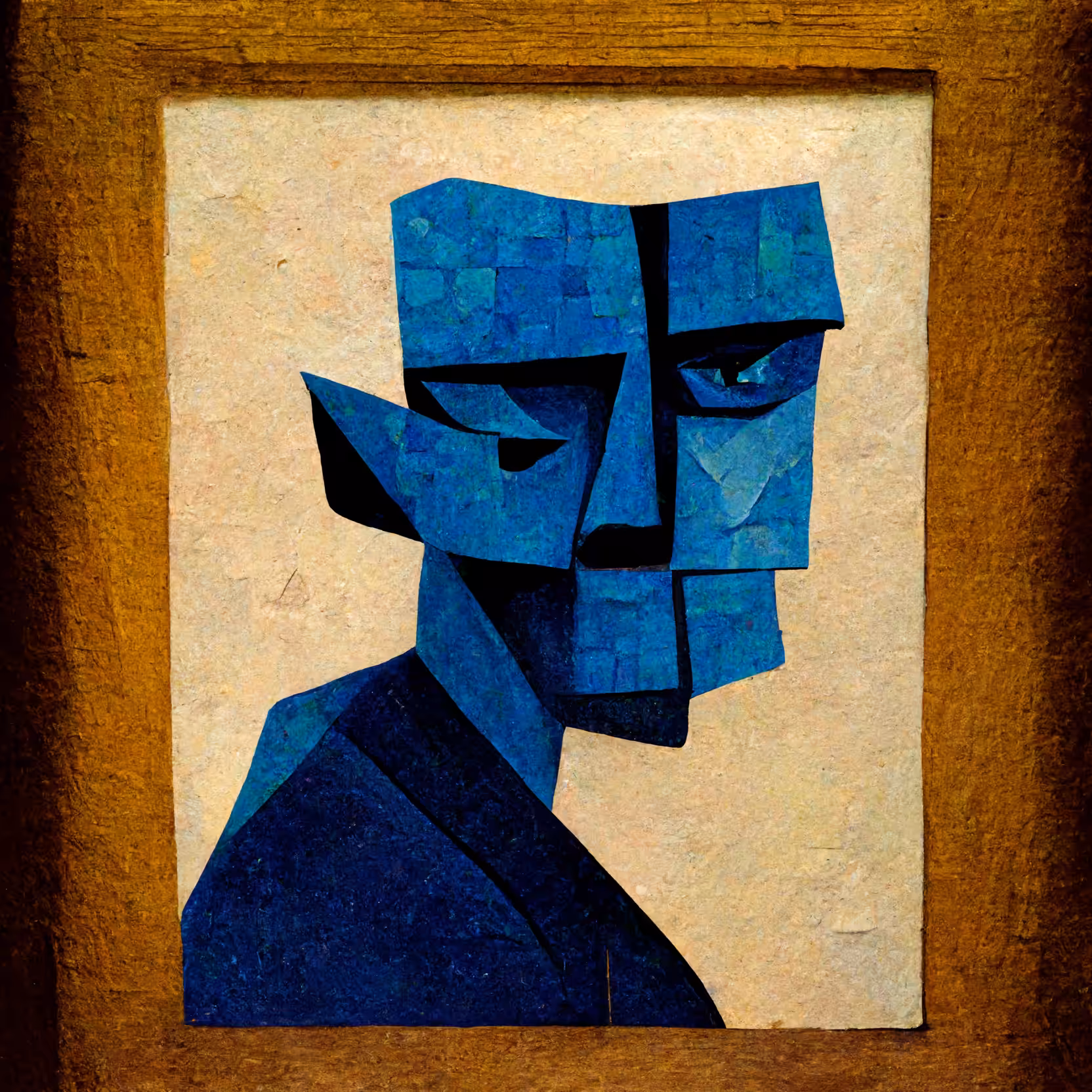 Self portrait in Blue #03