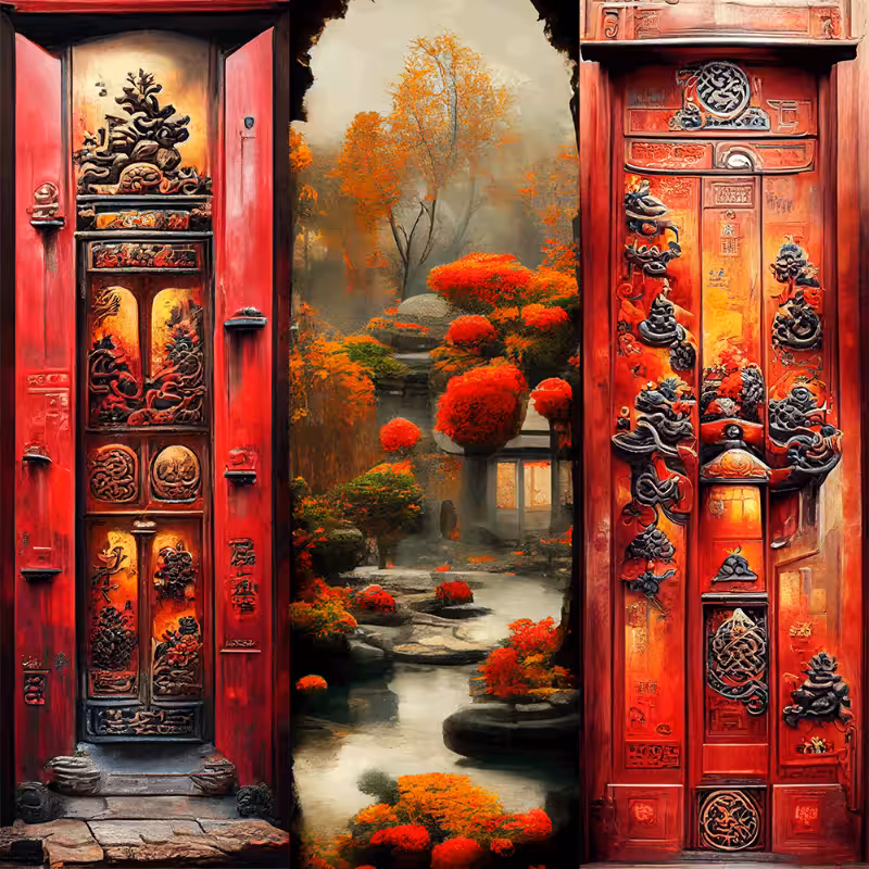 AI Chinese Garden #5