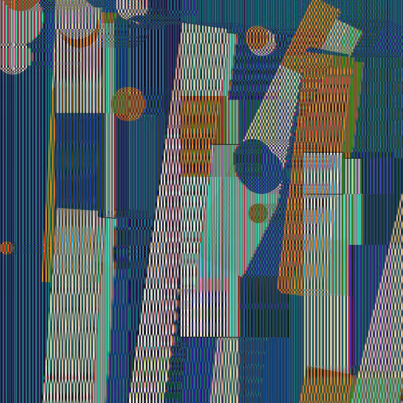 Technicolor Winter (after dead flowers) #2