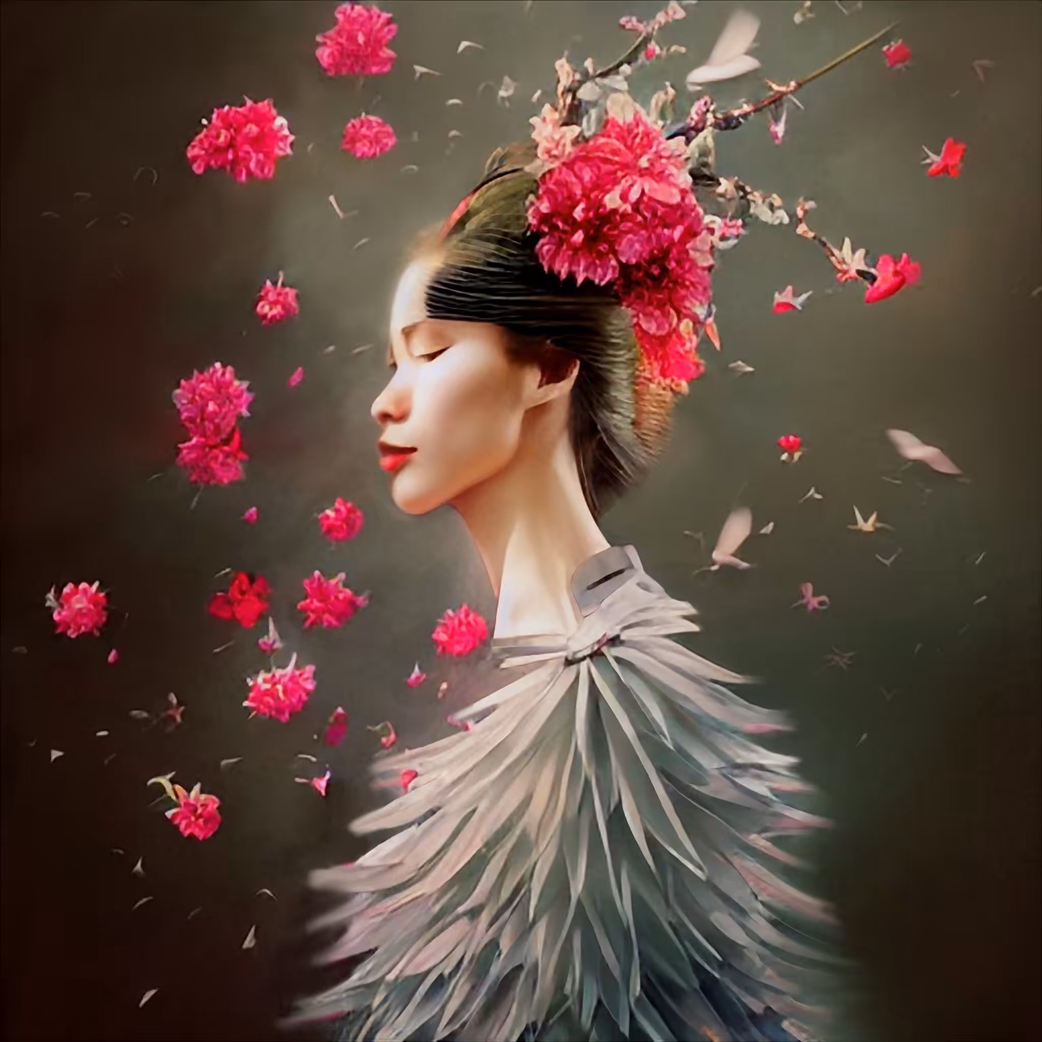 Origami Fashion Sketches