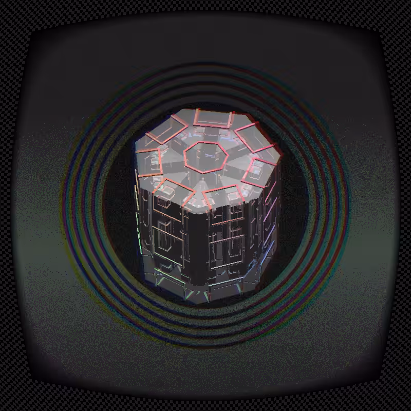 Glass kaleidoscope #5