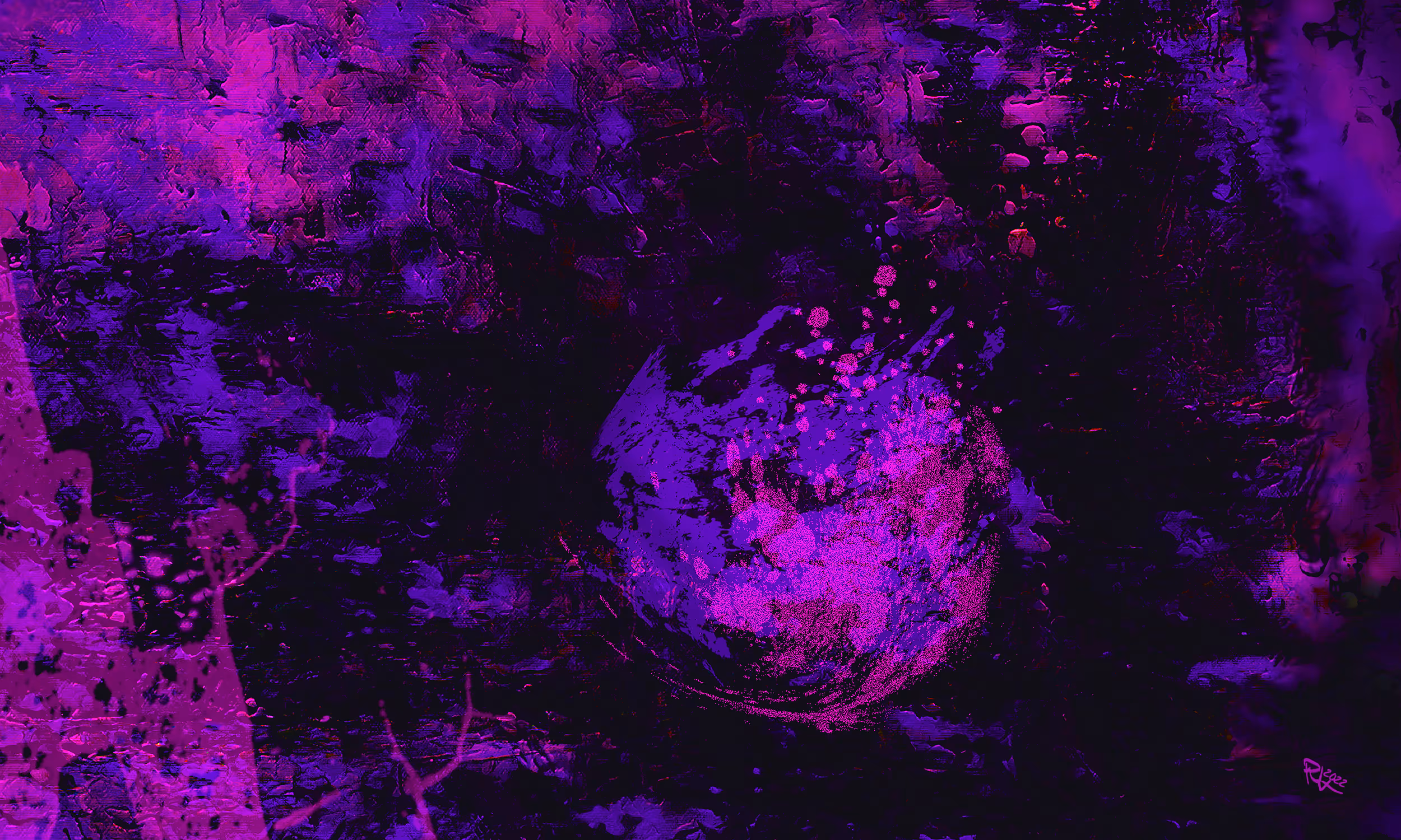 Art by Kela - Pink Planet