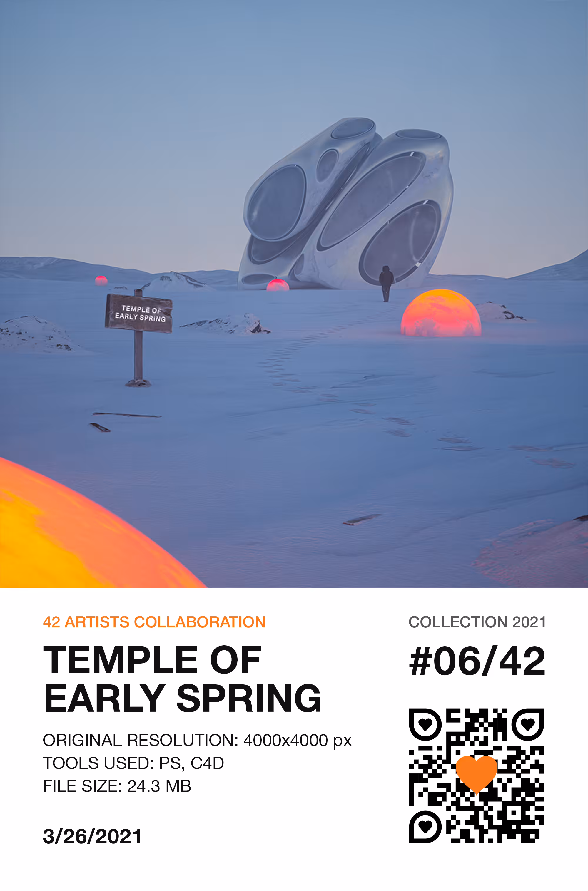 42 Artists Collaboration: 06/42 — TEMPLE OF EARLY SPRING