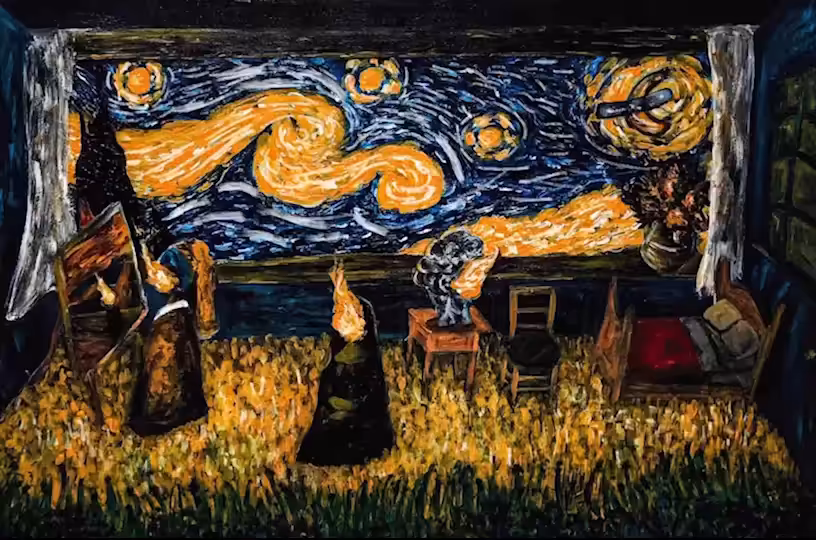 The Power Of Fire At Night