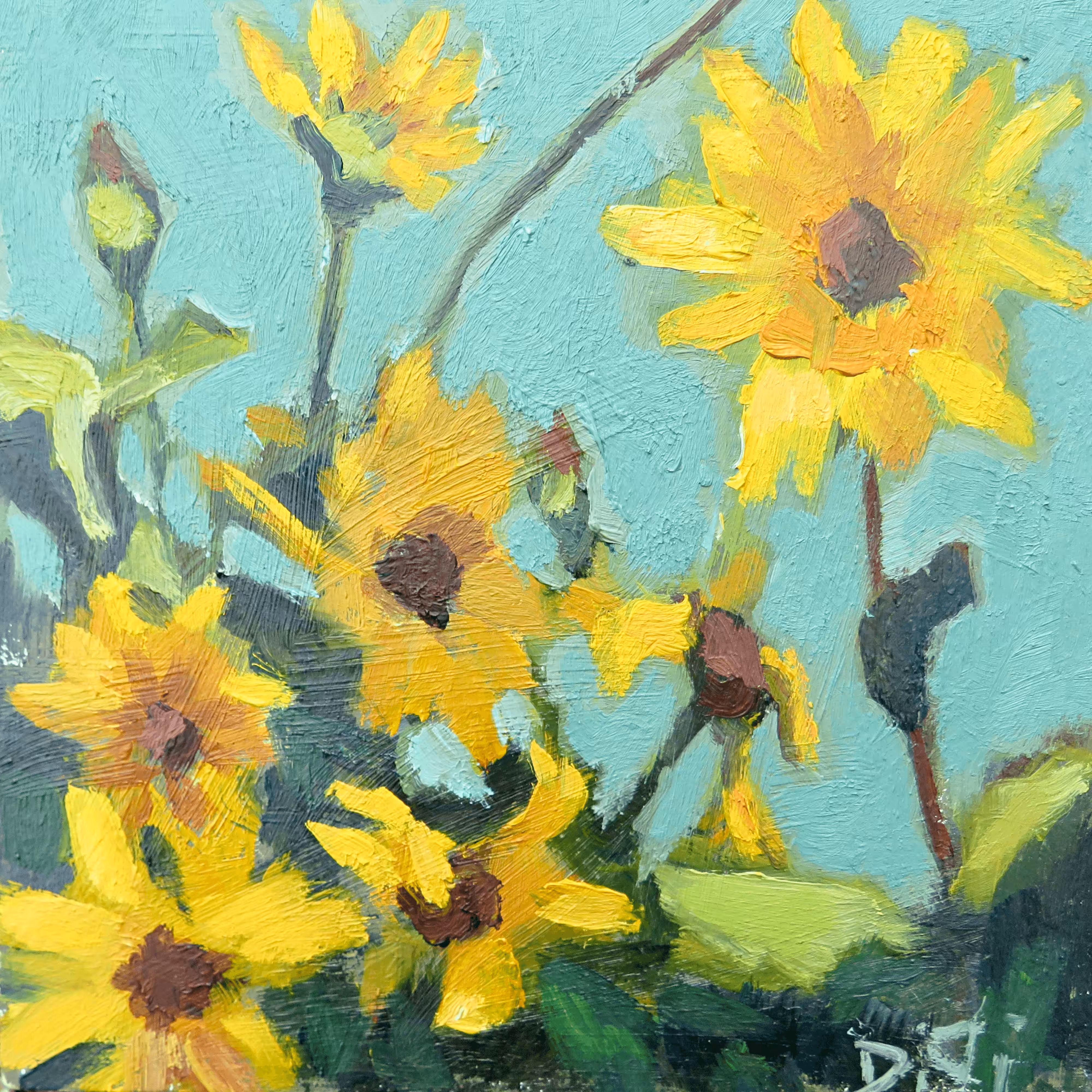 Gardening Sunflowers
