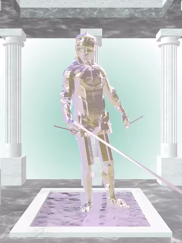 HeavenComputer: The Fragmented Drunk Shimmery Violet Garden Man #4963